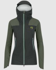 Kurtka damska Karpos Valsesia Shell Jacket - black sand/thyme. Czarne kurtki sportowe damskie Helly Hansen, bez wzorów, bez ramiączek, bez kaptura. Za 1,370.61 zł.