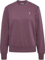 Bluza damska Hummel Pulse. Fioletowe bluzy damskie Hummel, m, bez wzorów, z bawełny, klasyczne, bez ramiączek, bez kaptura. Za 95.00 zł.