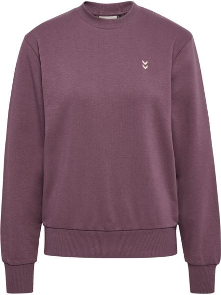 Bluza damska Hummel Pulse. Fioletowe bluzy damskie Hummel, m, bez wzorów, z bawełny, klasyczne, bez ramiączek, bez kaptura. Za 95.00 zł.