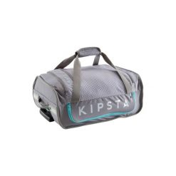 Walizka do sportów zespołowych na kółkach CLASSIC 30 L. Czarne torby sportowe męskie KIPSTA, bez wzorów, z materiału, małe. Za 89.99 zł.