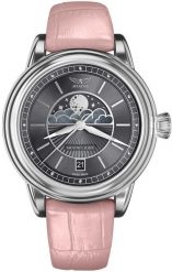 Zegarek damski Aviator V.1.33.0.254.4.PM różowy. Czerwone zegarki damskie AVIATOR. Za 2,874.51 zł.
