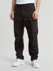 G-Star Raw Spodnie materiałowe Rovic Zip 3D D25219-D308 Czarny Loose Fit. Czarne spodnie materiałowe męskie G-Star Raw, bez wzorów, z materiału. Za 629.99 zł.