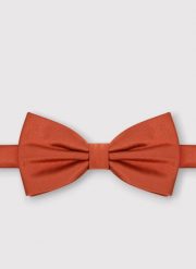 PAKO LORENTE – Gładka mucha męska w kolorze pomarańczowym. Brązowe krawaty i muchy Pako Lorente, bez wzorów, z poliesteru, eleganckie. Za 99.99 zł.