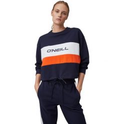 Bluza O'Neill LW Athleisure Crew, Kobiety. Niebieskie bluzy damskie O'Neill, xl, bez wzorów, z bawełny, bez ramiączek, bez kaptura. Za 290.00 zł.