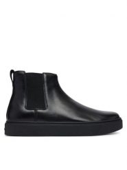 Calvin Klein Sztyblety Hybrid Clean Chelsea Wax Lth HM0HM02253 Czarny. Czarne botki męskie Calvin Klein, bez wzorów, ze skóry, bez obcasa, bez zapięcia. Za 649.99 zł.