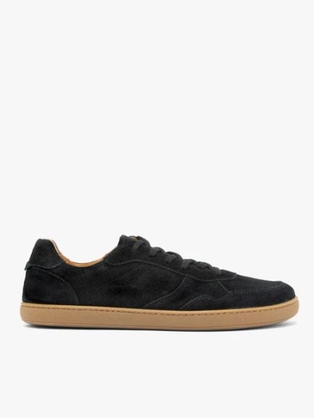 Czarne męskie półbuty barefoot. Czarne półbuty męskie Brawo sp. z o.o., bez wzorów, ze skóry, bez obcasa, bez zapięcia. Za 499.99 zł.