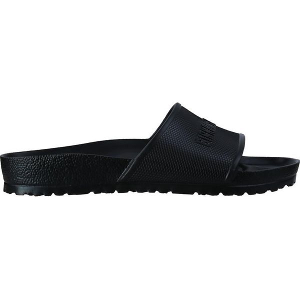 Birkenstock Klapki Birkenstock Barbados Eva Black 1015398. Czarne klapki damskie Birkenstock, bez wzorów, sportowe, bez obcasa, bez zapięcia. Za 169.00 zł.