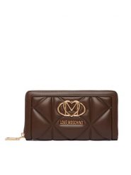 LOVE MOSCHINO Portfel JC5644PP1PLC0300 Brązowy. Brązowe portfele damskie Love Moschino, ze skóry. Za 529.99 zł.