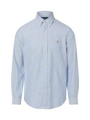 Polo Ralph Lauren Koszula męska Mężczyźni Regular Fit Bawełna niebieski|biały w paski, L. Białe koszule męskie Polo Ralph Lauren, l, bez wzorów, z bawełny, klasyczne, bez kołnierzyka, bez ramiączek. Za 769.95 zł.