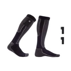 Skarpetki ogrzewane Comfort - 1 para baterii Dorośli. Czarne skarpety męskie G-HEAT, bez wzorów, z materiału. Za 332.34 zł.