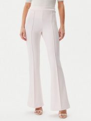 Guess Spodnie materiałowe W4YB01KCBO2 Różowy Flare Fit. Czerwone spodnie materiałowe damskie Guess, z aplikacjami, z materiału. Za 199.99 zł.