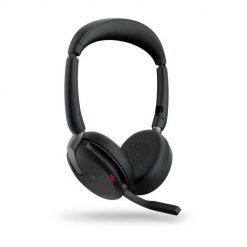 Zestaw Słuchawkowy Bezprzewodowy Jabra Evolve2 65 Flex MS stereo black USB-A. Czarne słuchawki bezprzewodowe JABRA. Za 917.99 zł.
