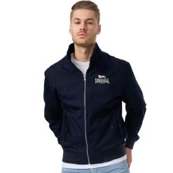 Kurtka puchowa Lonsdale Classic. Niebieskie kurtki męskie Lonsdale, bez wzorów, z puchu, sportowe, bez kaptura. Za 393.00 zł.