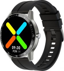 Smartwatch Gino Rossi SW018-1 Czarny (SW018-1). Czarne zegarki smartwatch Gino Rossi, bez wzorów. Za 194.96 zł.