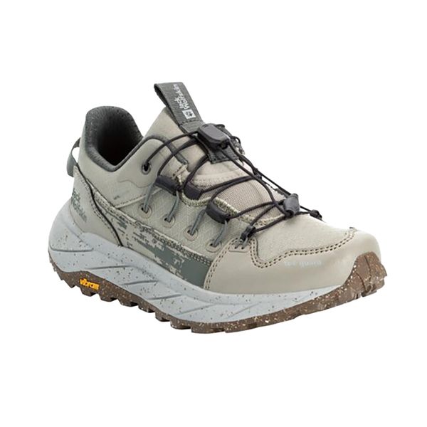 Buty turystyczne damskie Jack Wolfskin Terraquest Low. Zielone obuwie trekkingowe damskie Jack Wolfskin, bez zapięcia. Za 499.99 zł.