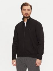 Tommy Hilfiger Bluza Essential MW0MW38083 Czarny Regular Fit. Czarne bluzy męskie Tommy Hilfiger, m, bez wzorów, z syntetyku, bez ramiączek, bez kaptura. Za 309.99 zł.
