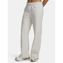Spodnie Dresowe Damskie UA Icon Vida Flc Pant 6004853-110. Białe spodnie dresowe damskie Under Armour, bez wzorów, z dresówki, sportowe. Za 173.99 zł.