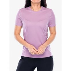 Koszulka termoaktywna damska Montane Dart Lite T-Shirt. Fioletowe koszulki sportowe damskie Montane, bez wzorów, bez ramiączek. Za 167.99 zł.