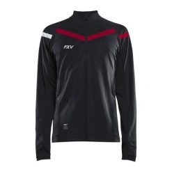 Kurtka z dresu Force XV Victoire. Czarne kurtki męskie FORCE XV, bez wzorów, z dresówki, sportowe, bez kaptura. Za 152.00 zł.