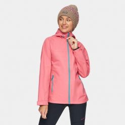 Kurtka trekkingowa 2,5 warstwowa damska Alpinus Rocchetta. Czerwone kurtki sportowe damskie Alpinus, m, bez wzorów, bez ramiączek, bez kaptura, trekkingowe. Za 399.00 zł.