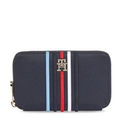 Portfel Tommy Hilfiger. Niebieskie portfele damskie Tommy Hilfiger. Za 169.99 zł.