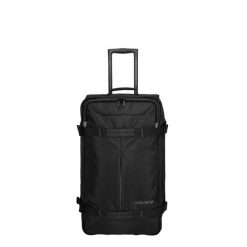 Torba podróżna na kółkach travelite Tarifa. Czarne torby podróżne damskie TRAVELITE, bez wzorów, z materiału, duże. Za 369.80 zł.