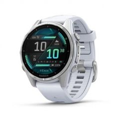 Garmin Fenix 8 AMOLED 43mm Srebrny. Szare zegarki sportowe Garmin, bez wzorów, srebrne. Za 4,334.99 zł.