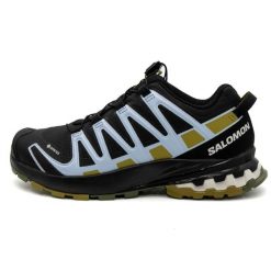 Obuwie Sportowe Damskie Góra Salomon XA Pro 3D V8 Gore-Tex. Czarne obuwie sportowe damskie Salomon, bez wzorów, z gore-texu, bez zapięcia, wspinaczkowe, gore-tex. Za 459.00 zł.