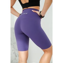 Legginsy krótkie damskie Icony fioletowe 2skin. Fioletowe legginsy damskie 2SkIN, bez wzorów. W wyprzedaży za 89.00 zł.