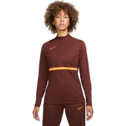 Bluza treningowa damska Nike Dri-FIT Academy 21 Drill Top. Brązowe bluzy damskie Nike, bez wzorów, bez ramiączek, bez kaptura. Za 172.07 zł.