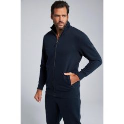 Męska Bluza dresowa stójka do 8XL. Niebieskie bluzy męskie JAY-PI, m, bez wzorów, z bawełny, bez ramiączek, bez kaptura. Za 279.99 zł.