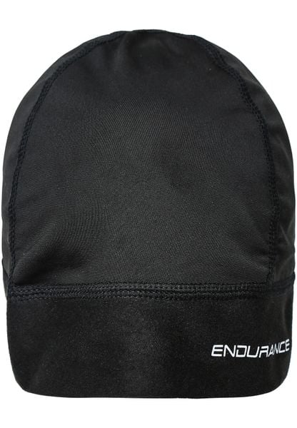 Czapka do biegania Endurance Warwick. Czarne czapki damskie Endurance, bez wzorów, z elastanu, sportowe. Za 112.50 zł.