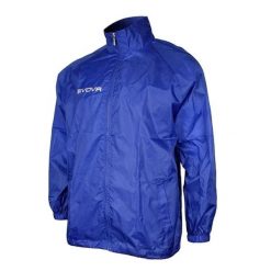 Męska Ocieplana Kurtka Basico Z Pełnym Zamkiem Błyskawicznym. Niebieskie kurtki męskie Givova, m, bez wzorów, z puchu, sportowe, bez kaptura. Za 82.99 zł.