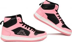 Kappa Buty Kappa Lineup różowo-czarne 243078 2111 37. Czarne obuwie sportowe damskie Kappa, bez wzorów, bez zapięcia. Za 148.73 zł.