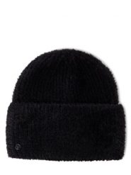 Loevenich Czapka damska Kobiety Prążki czarny jednolity, ONE SIZE. Czarne czapki damskie Loevenich, bez wzorów, z dzianiny. Za 249.95 zł.