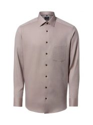 OLYMP Luxor modern Fit Koszula Mężczyźni Modern Fit Bawełna beżowy, 39. Brązowe koszule męskie OLYMP Luxor modern Fit, m, bez wzorów, z bawełny, biznesowe, bez kołnierzyka, bez ramiączek. Za 279.95 zł.