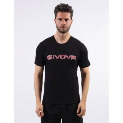 Givova Czarne T-shirt Bawełniane L - Komfort i Styl. Czarne bluzki damskie Givova, l, bez wzorów, z bawełny, bez ramiączek, na fitness i siłownię. Za 52.75 zł.