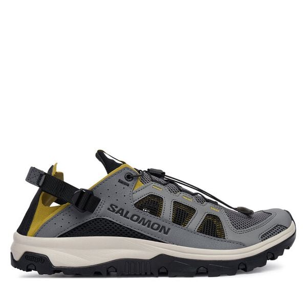 Sandały Salomon. Szare sandały męskie Salomon, bez wzorów, bez zapięcia. Za 445.99 zł.