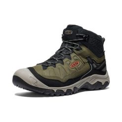 Buty trekkingowe Keen Targhee IV. Zielone trekkingi męskie Keen, z materiału, bez zapięcia. Za 433.55 zł.