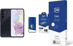 Smartfon Samsung Galaxy A35 5G 8/256GB Czarny (8806095457840) + FlexibleGlass + Etui Clear Case. Czarne smartfony SAMSUNG. Za 1,754.00 zł.