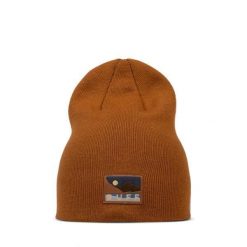 Czapka BUFF KNITTED BEANIE LILON LONG COPPER. Brązowe czapki damskie Buff, na zimę, bez wzorów, sportowe. W wyprzedaży za 83.93 zł.