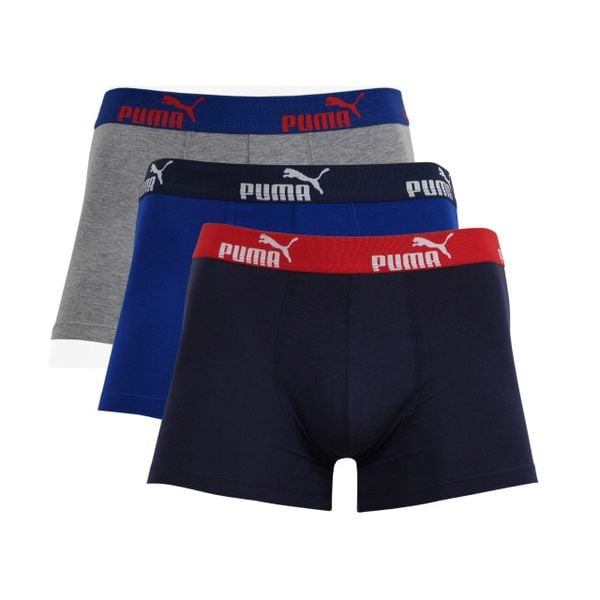 Bokserki męskie Puma Sodalite 3-pack. Niebieskie bokserki męskie Puma, bez wzorów. Za 109.00 zł.