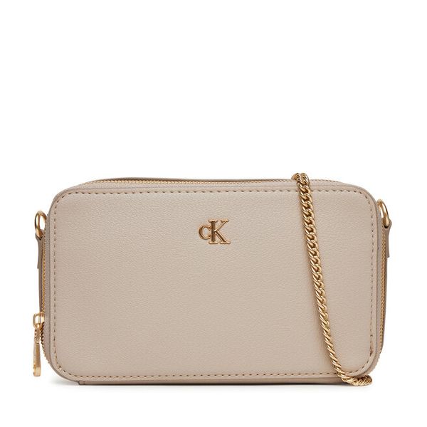 Torebka Calvin Klein. Brązowe torebki do ręki damskie Calvin Klein, bez wzorów, bez dodatków. Za 219.99 zł.