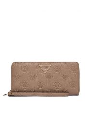 Guess Portfel Cresidia II Slg SWPD98 88146 Brązowy. Brązowe portfele damskie Guess, ze skóry. Za 199.99 zł.