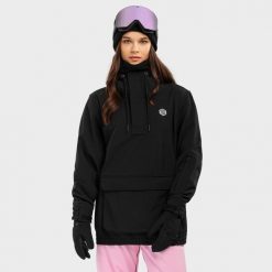 Kurtka narciarsko-snowboardowa damska W3-W North Ice. Czarne kurtki sportowe damskie SIROKO, m, bez wzorów, z softshellu, bez ramiączek, bez kaptura, narciarskie. Za 844.00 zł.