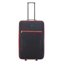 Walizka Podróżna Unisex Adult Romania 60L 40 L. Czarne walizki damskie MARTES, bez wzorów, z materiału. Za 163.77 zł.