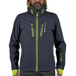 Kurtka softshellowa ze sztucznym futrem Peak Mountain Casada. Szare kurtki sportowe męskie Peak Mountain, na zimę, m, bez wzorów, bez kaptura, narciarskie. W wyprzedaży za 404.00 zł.