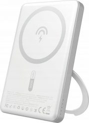 Powerbank Dudao K28S 20W PD 5000mAh z MagSafe i podstawką - srebrny. Szare powerbanki Dudao. Za 64.16 zł.
