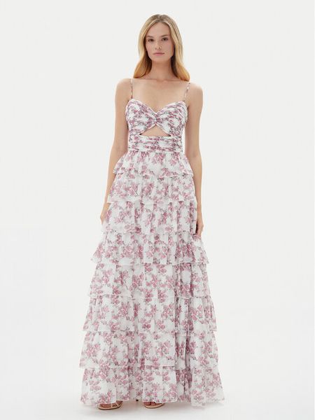 Hey Kyla Sukienka wieczorowa 5AH016HK Kolorowy Regular Fit. Sukienki damskie Hey Kyla, bez wzorów, z syntetyku, wizytowe, bez kołnierzyka, bez ramiączek. Za 849.99 zł.