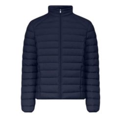 Lekka kurtka puchowa dla dorosłych JOTT Aragon. Niebieskie kurtki męskie Jott, bez wzorów, z puchu, sportowe, bez kaptura. Za 560.99 zł.